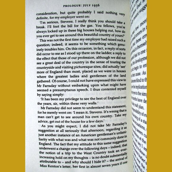 Book: The Remains of the Day by Kazuo Ishiguro - Picture 8 of 11